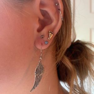 Baby Angel Wing Earrings